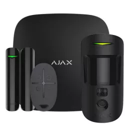 Ajax StarterKit Cam - комплект бездротової GSM-сигналізації - чорний